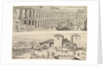 The Aqueduct at Segovia and The Castle of Madrid, 1500-1599 by Jan Cornelisz Vermeyen