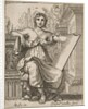 Seated Woman Holding a Tablet, late 17th, mid 18th century by Jean Antoine de Maroulles (possibly)
