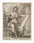Seated Woman Holding a Tablet, late 17th, mid 18th century by Jean Antoine de Maroulles (possibly)