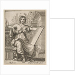 Seated Woman Holding a Tablet, late 17th, mid 18th century by Jean Antoine de Maroulles (possibly)