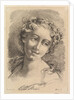 Head of a Woman, 1748-69 by Jean Charles Francois/Francois Boucher