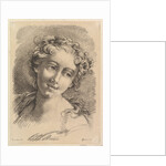 Head of a Woman, 1748-69 by Jean Charles Francois/Francois Boucher
