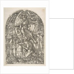 Saint John sees Seven Gold Candlesticks, from the Apocalypse by Jean Duvet