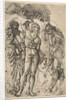 Saints Sebastian, Anthony and Roch by Jean Duvet