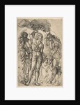 Saints Sebastian, Anthony and Roch by Jean Duvet