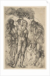 Saints Sebastian, Anthony and Roch by Jean Duvet