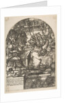 The artist Jean Duvet in the guise of St. John the Evangelist, sitting at a desk, ca. 1546-55 by Jean Duvet