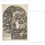 The artist Jean Duvet in the guise of St. John the Evangelist, sitting at a desk, ca. 1546-55 by Jean Duvet