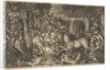 A King Pursued by a Unicorn, from the Unicorn Series, ca. 1555 by Jean Duvet