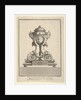 Design for a Clock, Title Page to 'Cahier de six Pendules', ca. 1770 by Jean Francois Forty/C Colinet