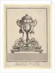 Design for a Clock, Title Page to 'Cahier de six Pendules', ca. 1770 by Jean Francois Forty/C Colinet
