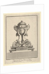 Design for a Clock, Title Page to 'Cahier de six Pendules', ca. 1770 by Jean Francois Forty/C Colinet