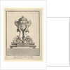 Design for a Clock, Title Page to 'Cahier de six Pendules', ca. 1770 by Jean Francois Forty/C Colinet