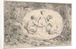 Nymph Supported by Two Satyrs, 1763 by Jean-Honore Fragonard