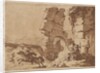 Le Colisée, in an album containing Recueil de Compositions par Lagren…, 1782-1821 by Jean Jacques Lagrenee