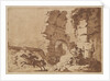 Le Colisée, in an album containing Recueil de Compositions par Lagren…, 1782-1821 by Jean Jacques Lagrenee