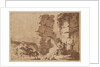 Le Colisée, in an album containing Recueil de Compositions par Lagren…, 1782-1821 by Jean Jacques Lagrenee