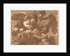 L'ange gardien, in an album containing Recueil de Compositions p…, 1782-1821 by Jean Jacques Lagrenee