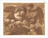 L'ange gardien, in an album containing Recueil de Compositions p…, 1782-1821 by Jean Jacques Lagrenee