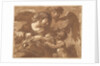 L'ange gardien, in an album containing Recueil de Compositions p…, 1782-1821 by Jean Jacques Lagrenee