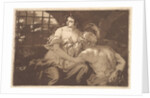 La charité romain, in an album containing Recueil de Compositions par…, 1782-1821 by Jean Jacques Lagrenee