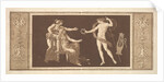 Apollon couronnant les arts, from Recueil de Différentes Compo…, 1784 by Jean Jacques Lagrenee