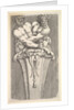 Design for a Term with Two Bacchic Figures, from: Curieuses recherches de plusieurs beaus …, 1645 by Jean le Pautre