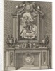 Chimney with a Painting of Louis XIV over the Mantle, from 'Grandes Cheminée', ca. 1644-66 by Jean le Pautre