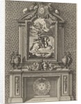 Chimney with a Painting of Louis XIV over the Mantle, from 'Grandes Cheminée', ca. 1644-66 by Jean le Pautre