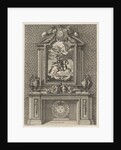 Chimney with a Painting of Louis XIV over the Mantle, from 'Grandes Cheminée', ca. 1644-66 by Jean le Pautre