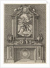 Chimney with a Painting of Louis XIV over the Mantle, from 'Grandes Cheminée', ca. 1644-66 by Jean le Pautre