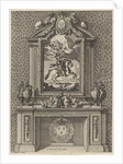 Chimney with a Painting of Louis XIV over the Mantle, from 'Grandes Cheminée', ca. 1644-66 by Jean le Pautre