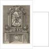 Chimney with a Painting of Louis XIV over the Mantle, from 'Grandes Cheminée', ca. 1644-66 by Jean le Pautre