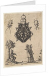 Pendant Shaped like a Beetle with a Couple and a Young Man Playing an Instrument, 1619 by Jean Toutin