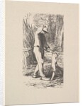 Woodcutter Making a Faggot, 1853 by Jacques-Adrien Lavieille