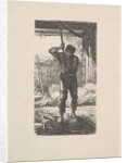 Man Threshing Wheat, 1853 by Jacques-Adrien Lavieille