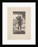 Man Threshing Wheat, 1853 by Jacques-Adrien Lavieille