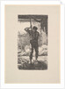 Man Threshing Wheat, 1853 by Jacques-Adrien Lavieille