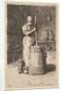 Woman Churning Butter, 1855-56 by Jean Francois Millet