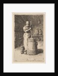 Woman Churning Butter, 1855-56 by Jean Francois Millet