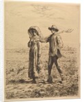 Peasants Going to Work, 1863 by Jean Francois Millet