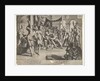 The Judge Bias Shedding Tears, plate IX from Thronus Justitiæ, 1605 by Joachim Anthonisz Wtewael/Willem van Swanenburg