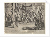 The Judge Bias Shedding Tears, plate IX from Thronus Justitiæ, 1605 by Joachim Anthonisz Wtewael/Willem van Swanenburg
