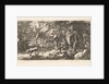 Alms given by a cart driver, 1814 by Johann Christian Erhard