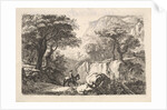 The Horseback Rider in the Gorge, 19th century by Johann Christian Erhard