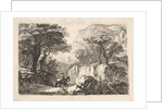The Horseback Rider in the Gorge, 19th century by Johann Christian Erhard