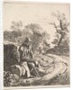 An Old Man Sitting on the Roadside, 1818 by Johann Christian Erhard