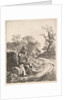 An Old Man Sitting on the Roadside, 1818 by Johann Christian Erhard