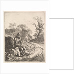 An Old Man Sitting on the Roadside, 1818 by Johann Christian Erhard