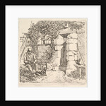 The Old Man and his Pomeranian Dog, 1817 by Johann Christian Erhard